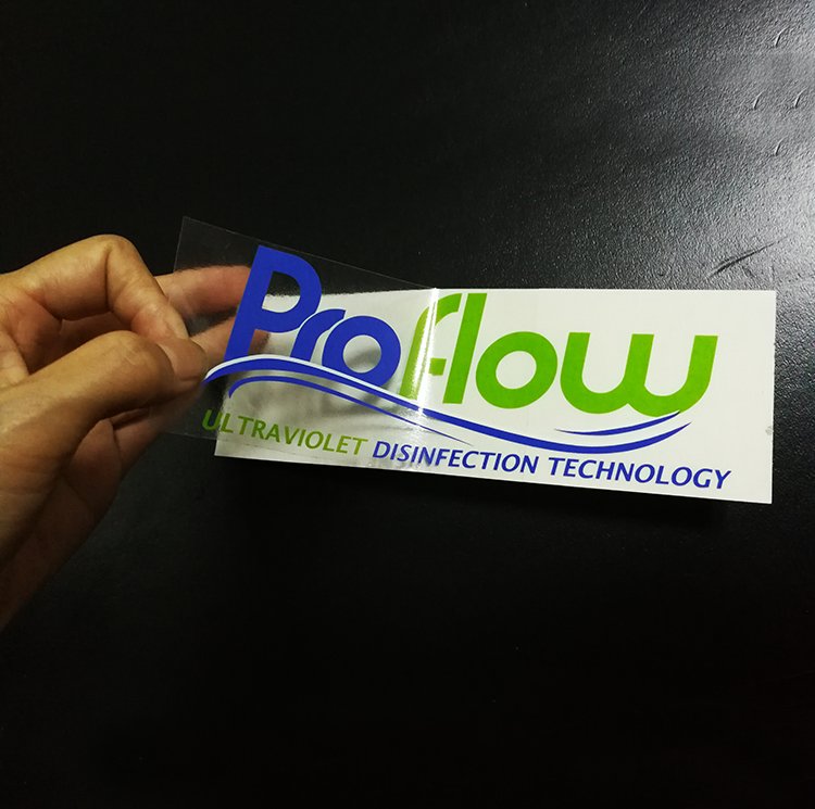 transparent pvc stickers