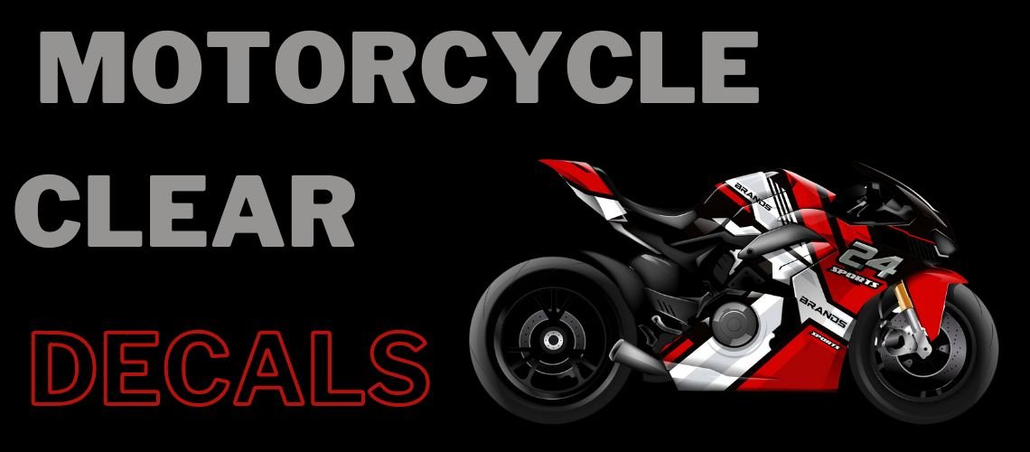 motorcycle clear decals