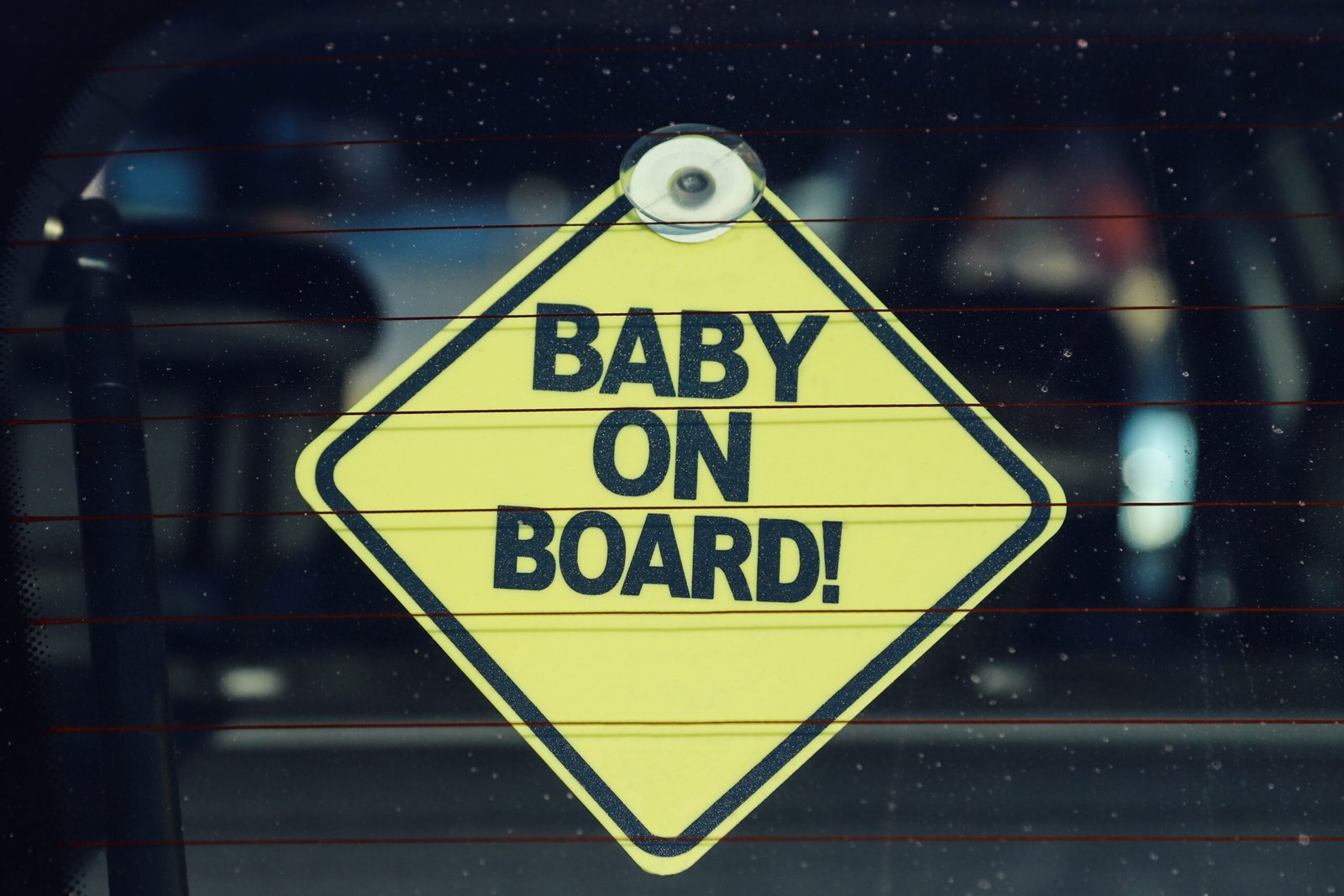 Car Sticker with Suction Cup