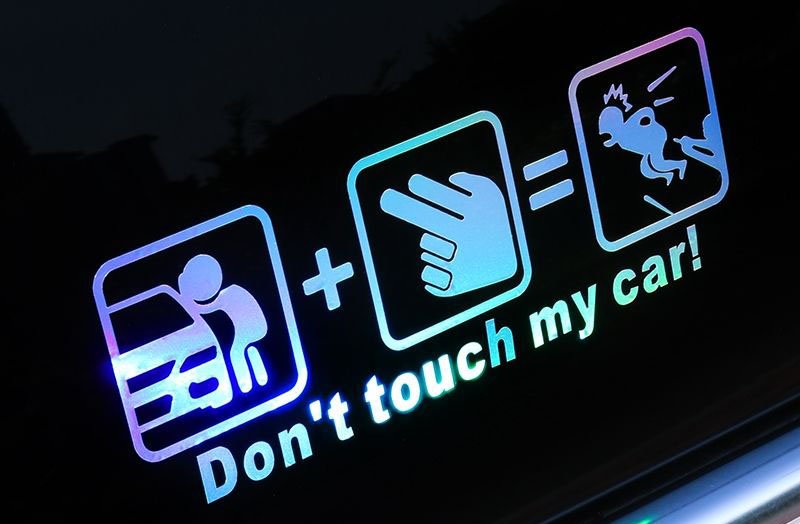 Holographic Window Sticker