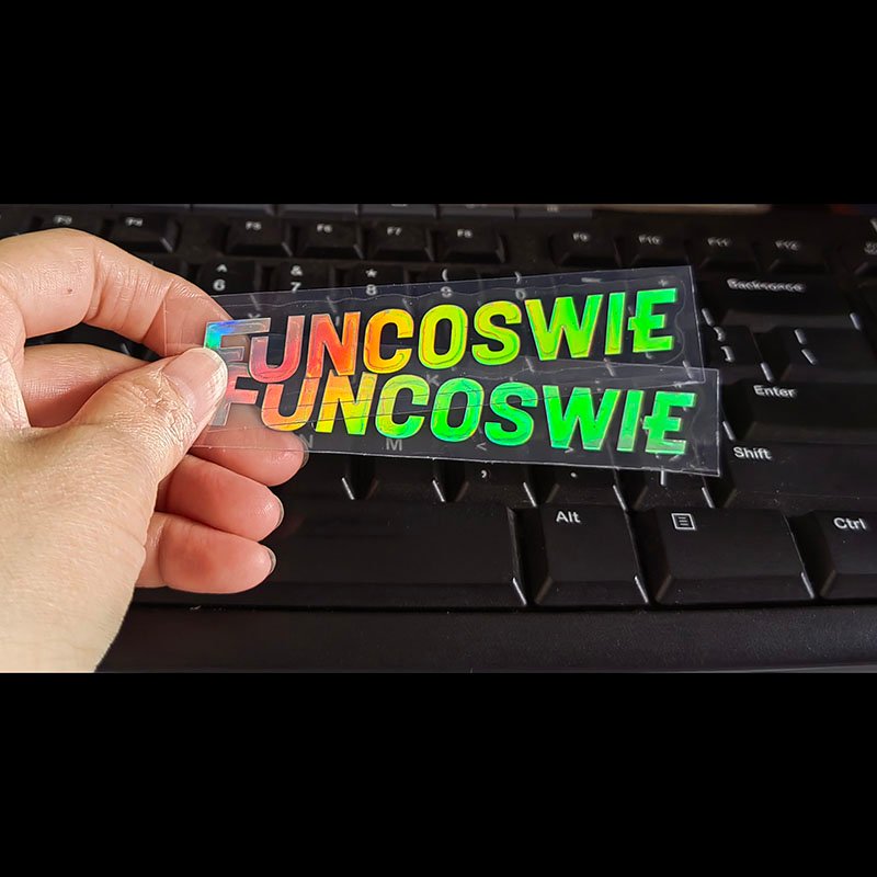 Holographic Window Sticker