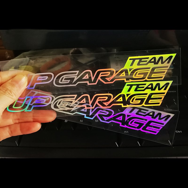 holographic transfer stickers