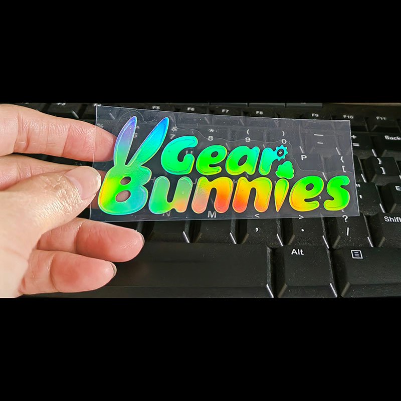 Hologram transfer stickers