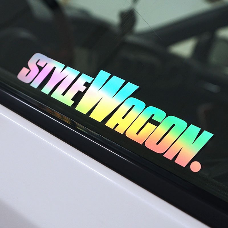 Holographic car decals