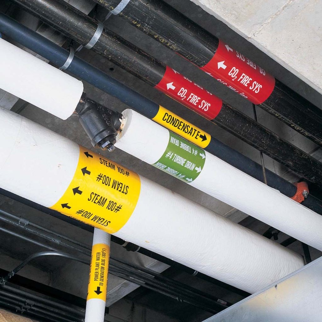 gas pipe stickers