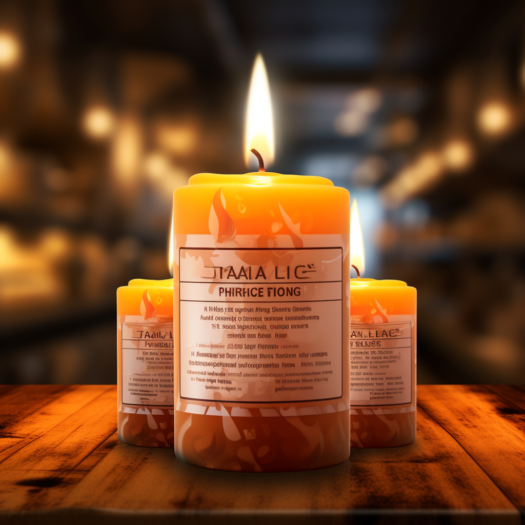 Candle Warning Labels