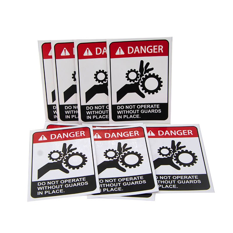 Machinery Warning Stickers