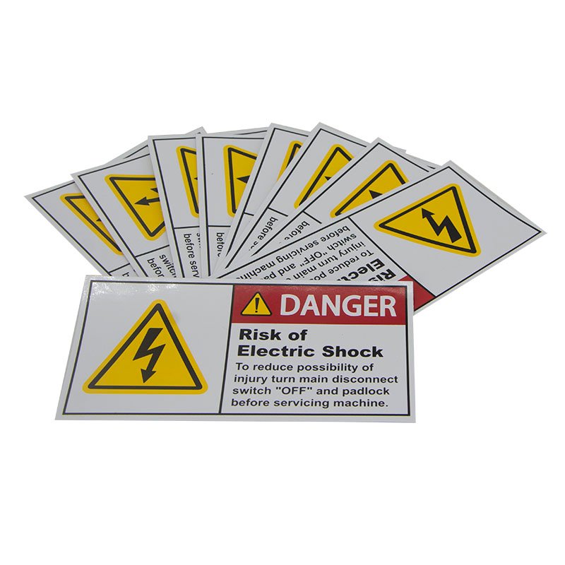 Safety Warning Stickers
