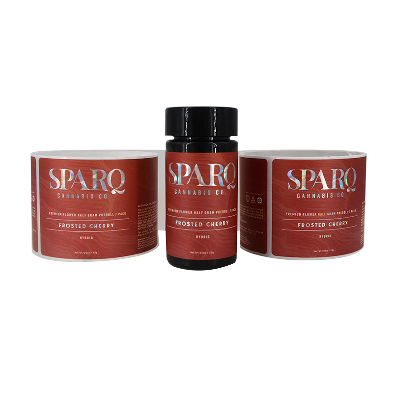 Crystals Holographic Stickers