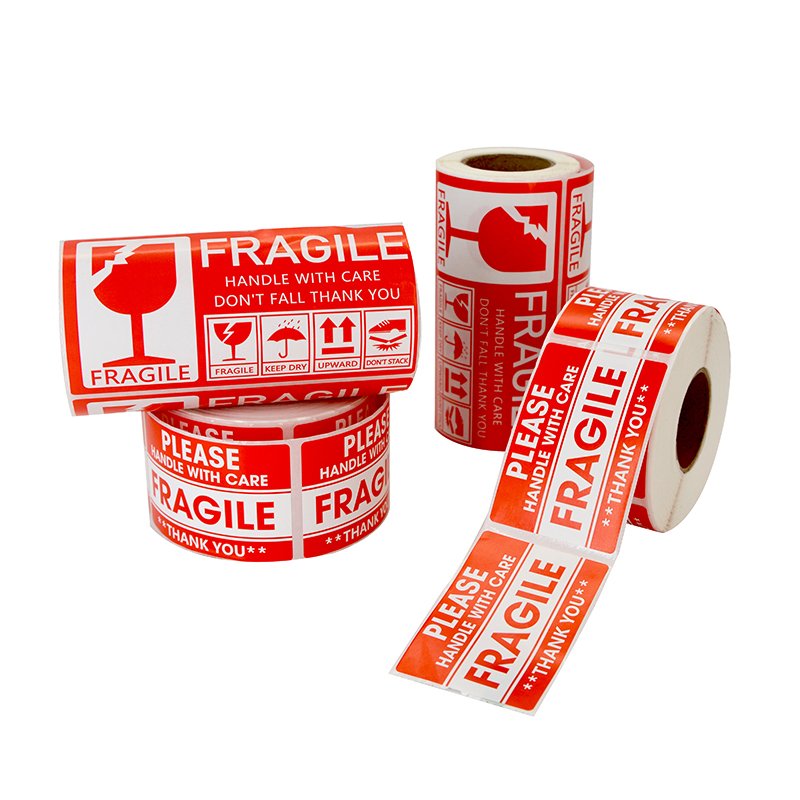 fragile labels