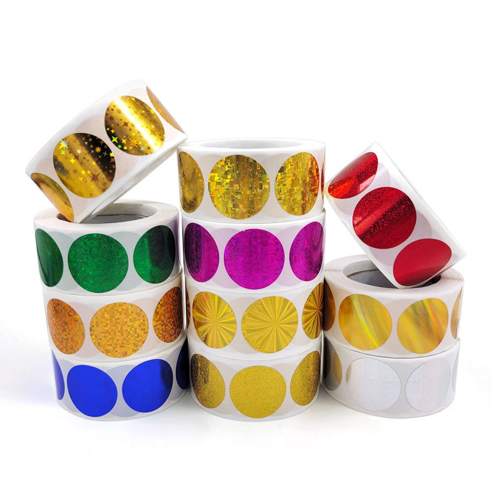 Gold Hologram Stickers