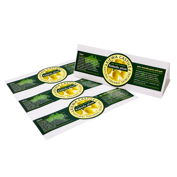 cosmetics label stickers