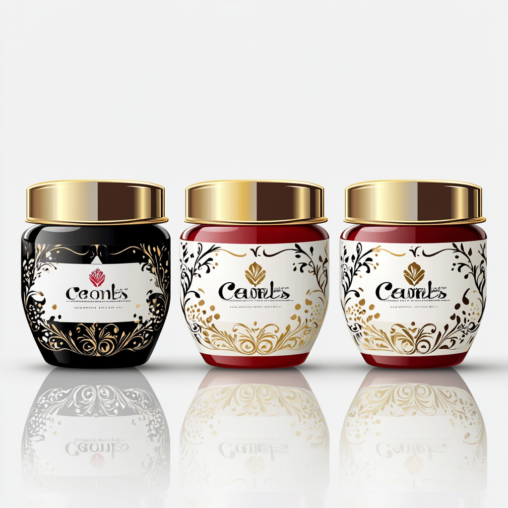 labels for cosmetic jars