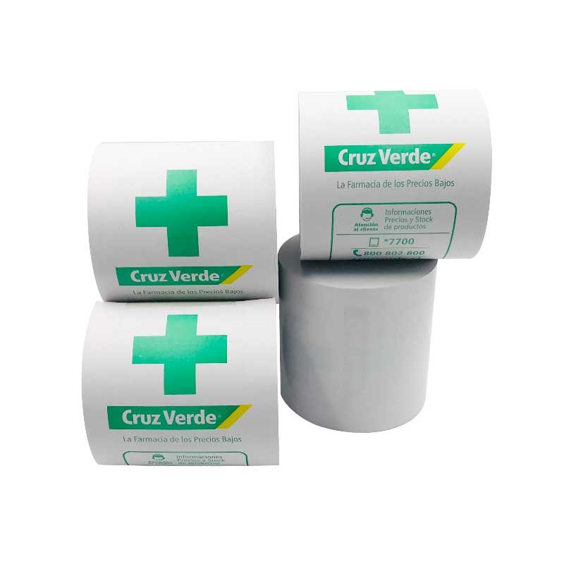 Printed thermal rolls