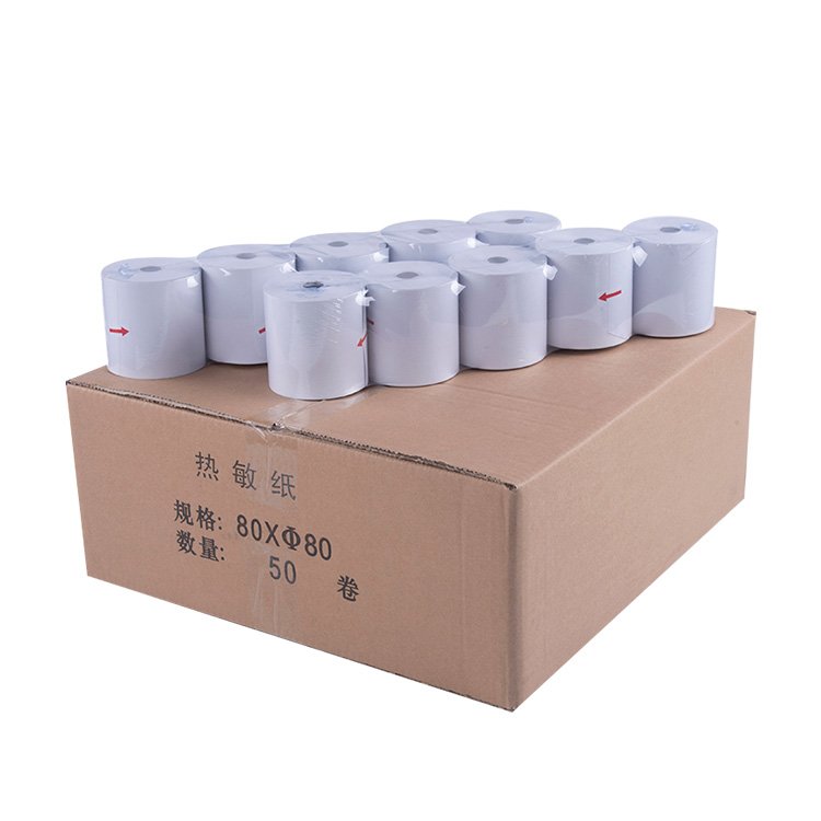 Coreless thermal paper rolls