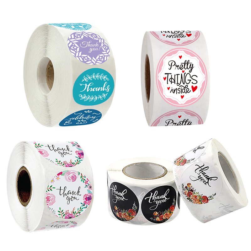 custom thank you labels