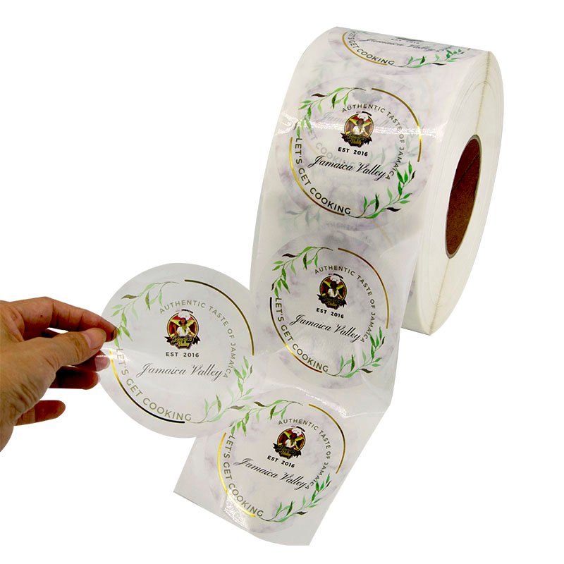 Round Transparent Stickers