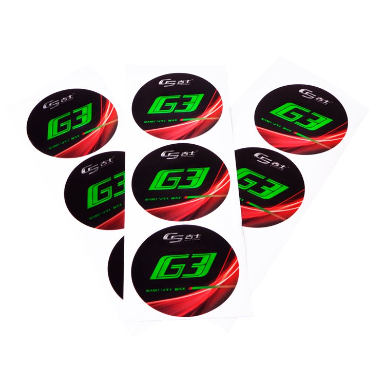 Metallic Round Stickers