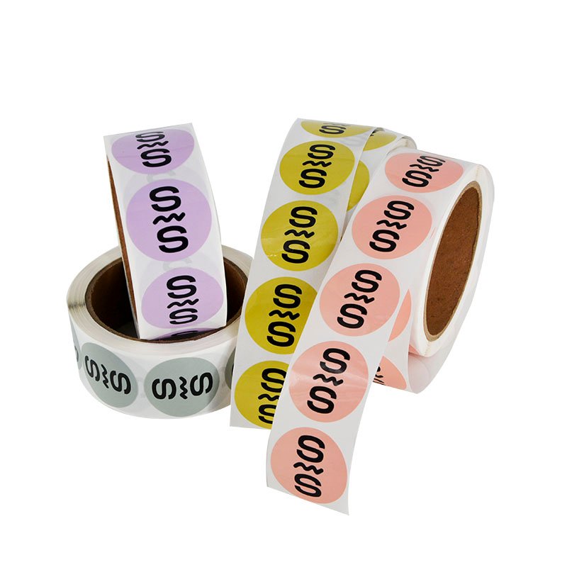 Round Size Stickers