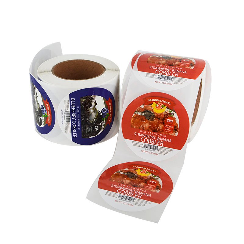 Round Food Labels