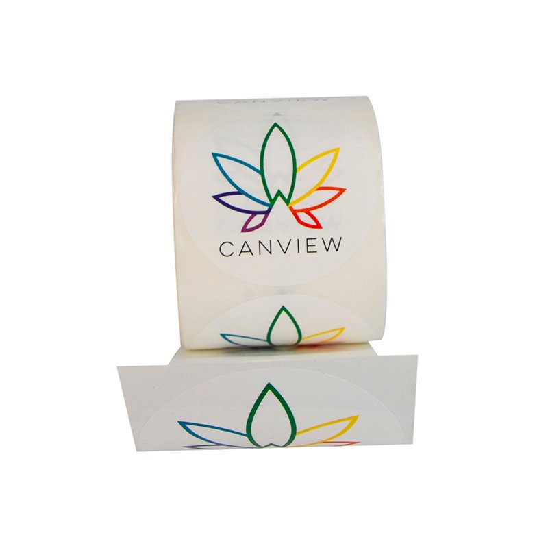 Permanent Round Stickers: