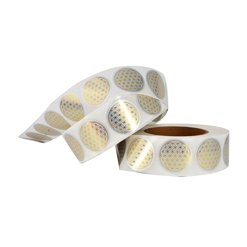 Round Silver Stickers