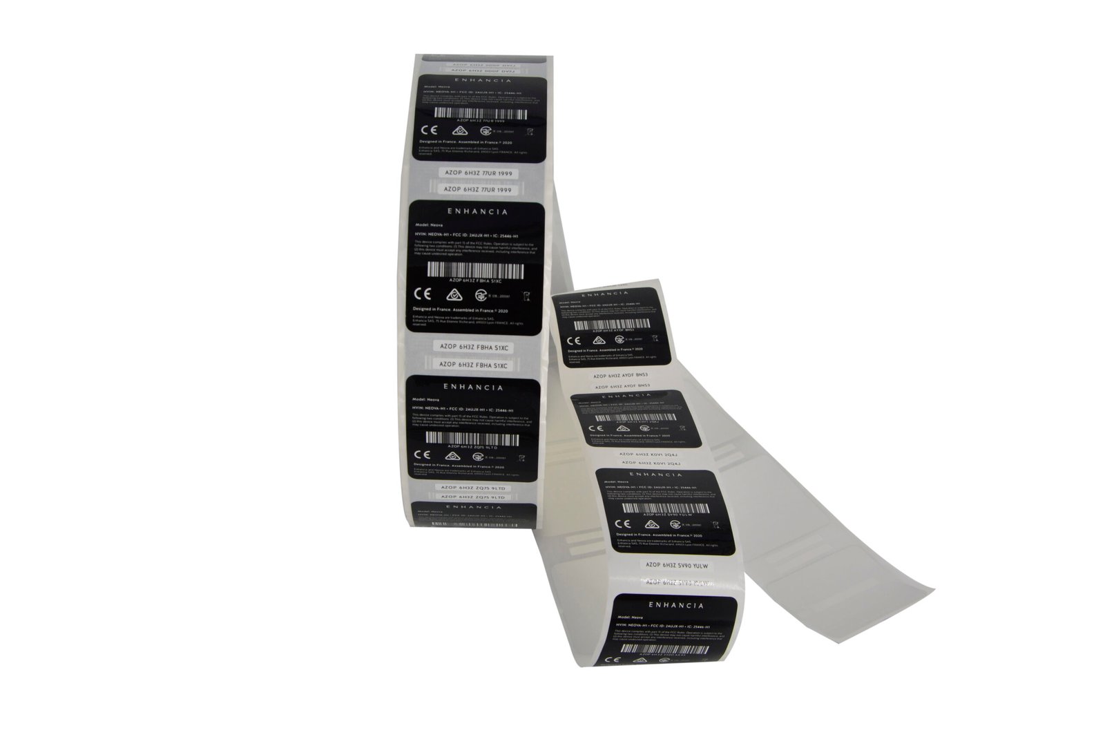 Random number barcode labels