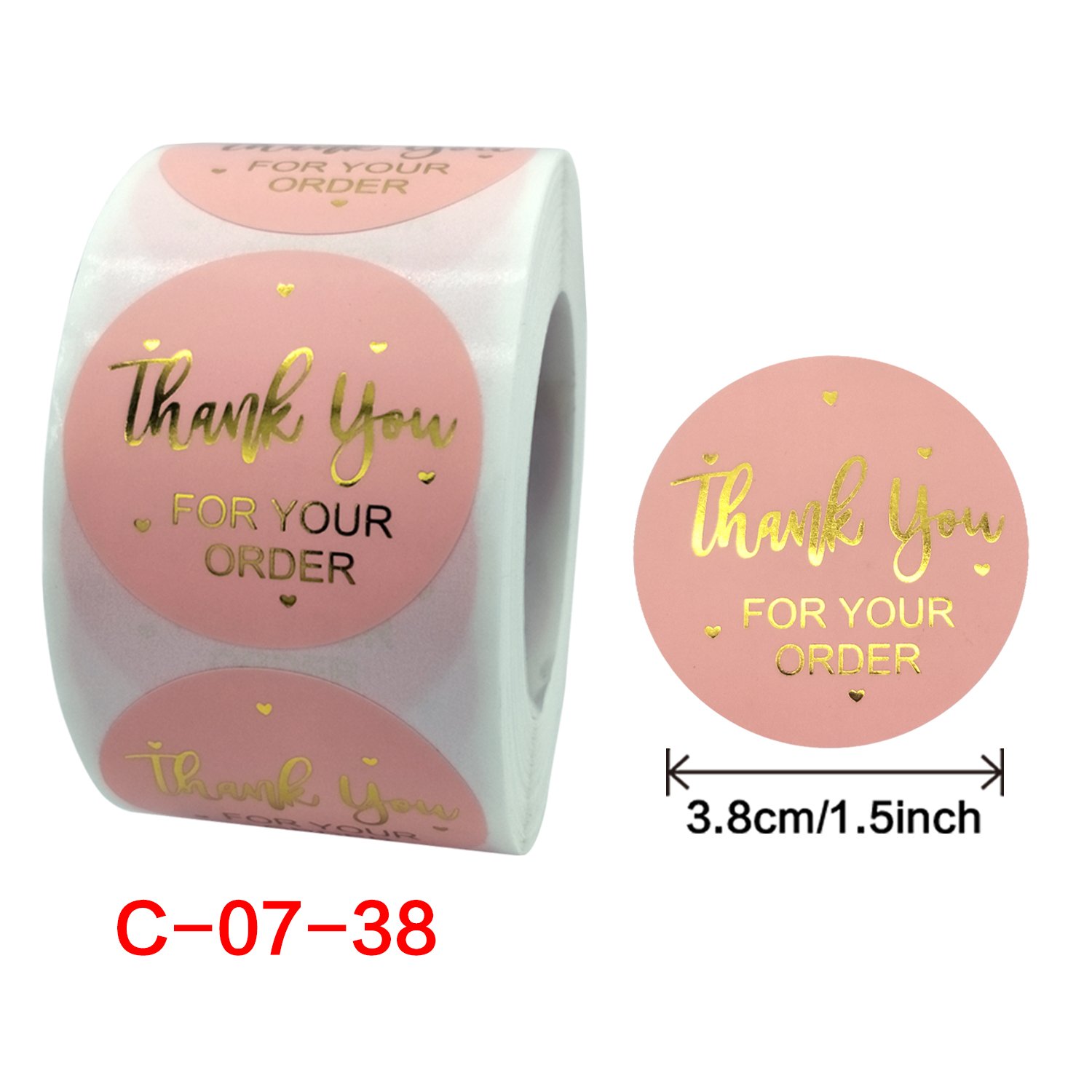 Thank you for your order pink