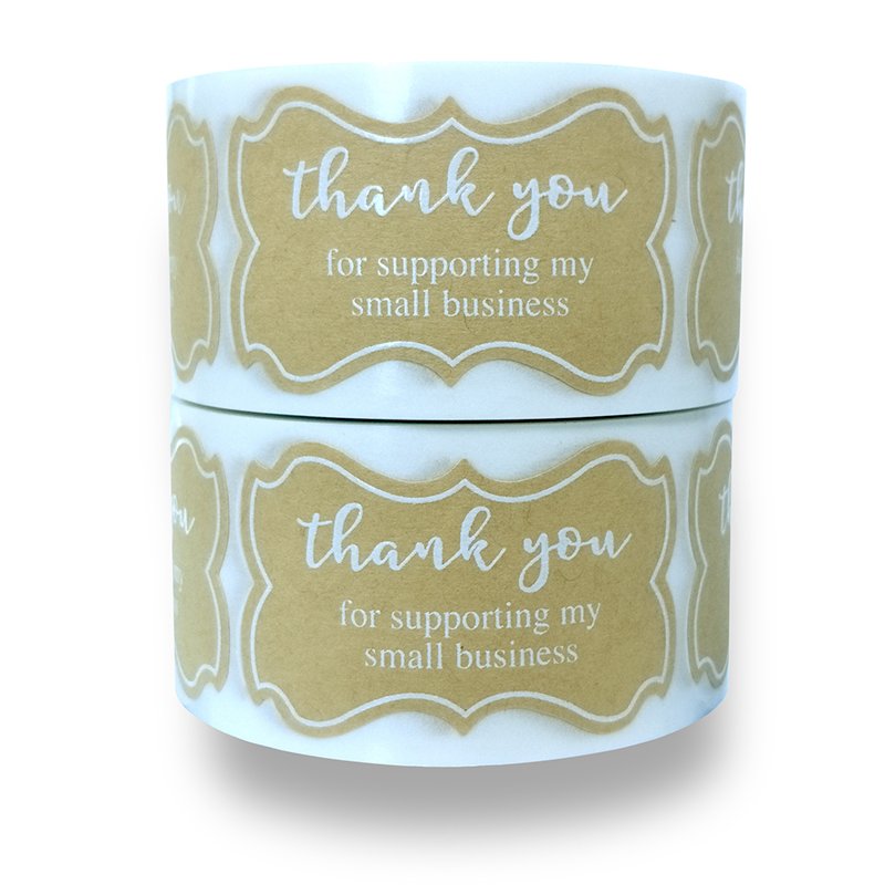 thank you for supporting my small business stickers