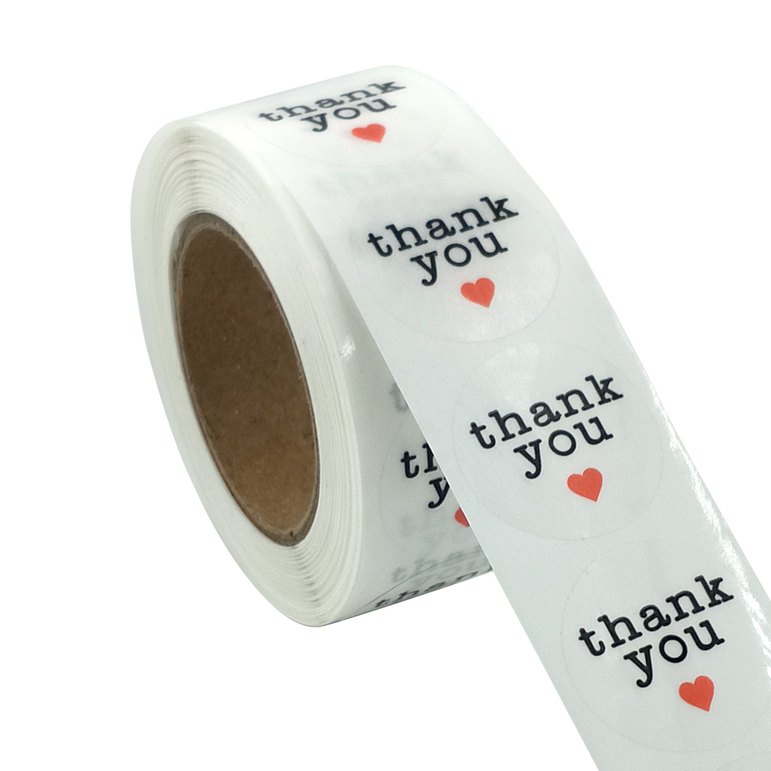 transparent thank you stickers