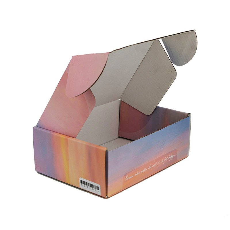 Colored mailer boxes