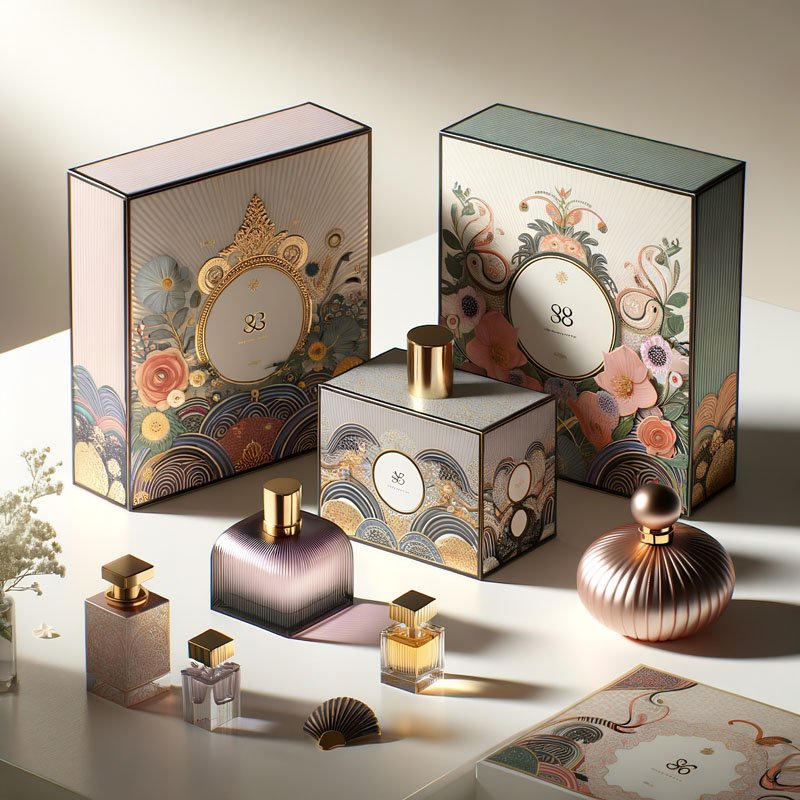 Perfume packaging boxes
